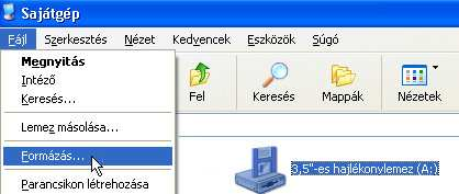 W i n d o w s X P M i n t a f e l a d a t o k Azért, hogy mappastruktúra létrehozása esetén ne zavarhassanak meg bennünket a háttértáron már korábban elhelyezett mappák, illetve állományok, a