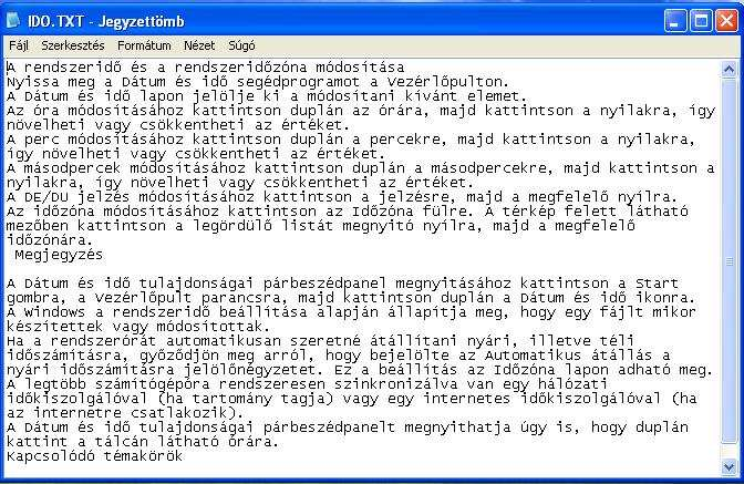 Zárjuk be a dokumentumot, és a megjelenı mentéssel kapcsolatos kérdésre válaszoljunk IGEN-nel! Jelöljük ki az IDO.