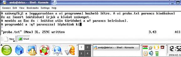 O p e r á c i ó s r e n d s z e r e k (SuSE Linux 9.