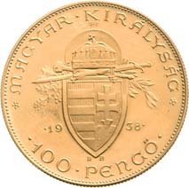 királyjobbra, alul szignatúra /stehender König n.r., unten Graveurzeichen/ BERÁN L.