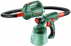 0603207000 PFS 1000 410 W Szállítási teljesítmény 0 100 ml/perc Festékfelhordás 1 m² in 1 min Tartálytérfogat 800 ml A gép súlya: 2 kg Tömlőhossz: 1,25 m 26 19 0603207300