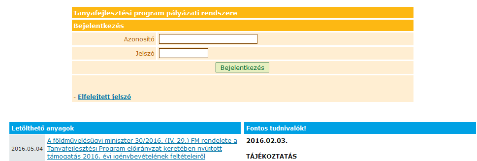 Forráskimerülés és a pályázat benyújtása Az idei évben forráskimerülés esetén a felület lezár!