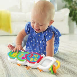 Játékok Infant csecsemőknek Lapozgatós hernyókoma Kisállatokkal bújócskázni olyan egyszerű, mint az 1... 2... 3, amikor a baba végiglapozgatja ennek az imádnivaló hernyókomának a szelvényeit.