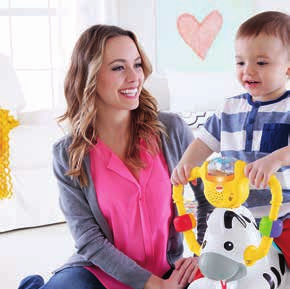 12 hónapos kortól Y8652 Ugráló zebra A Fisher-Price Ugráló zebra izgalmas
