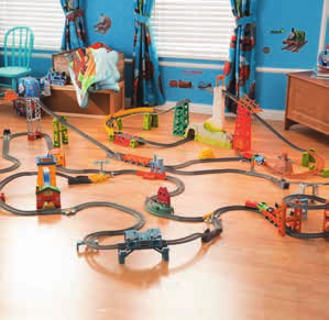 THOMAS TM DELUXE SÍNÉPÍTŐ PÁLYÁK DVF74 ÚJ!