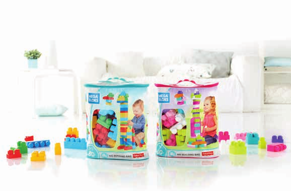 MEGA BLOKS FORMAKERESŐ ÉPÍTŐZACSKÓ DXH34 Ideális 1-5 éves