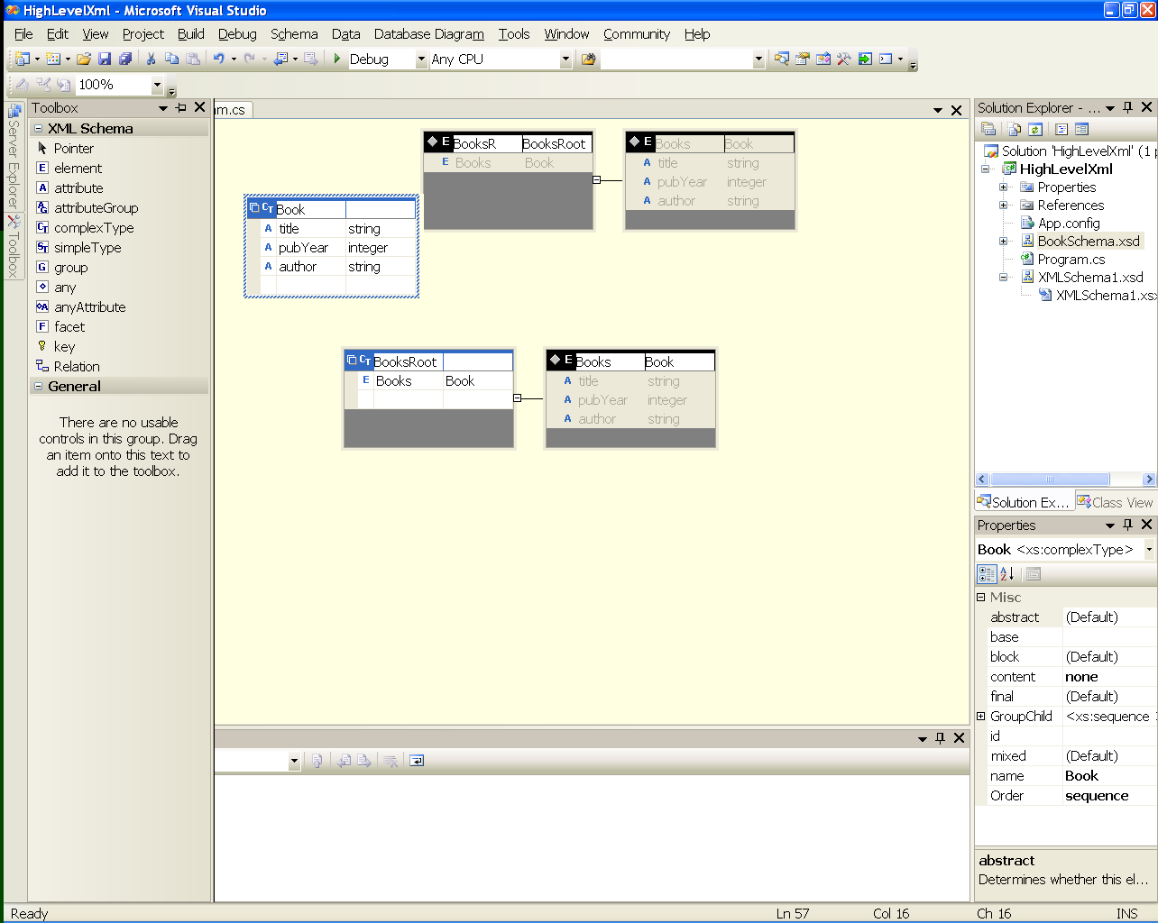 8.oldal xsd.exe használata where xsd.exe -> hol van path> xsd /c XsdGeomObj.xsd Automatikusan generálja a kódot!