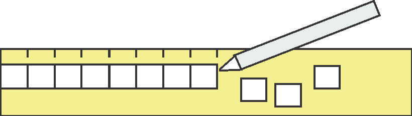 matematika A 2. évfolyam 10. modul Mérések alkalmi egységgel; mérőszalaggal, az egység többszörösével A feldolgozás menete Az alábbi részletes leírás célja elsősorban egyféle minta bemutatása.