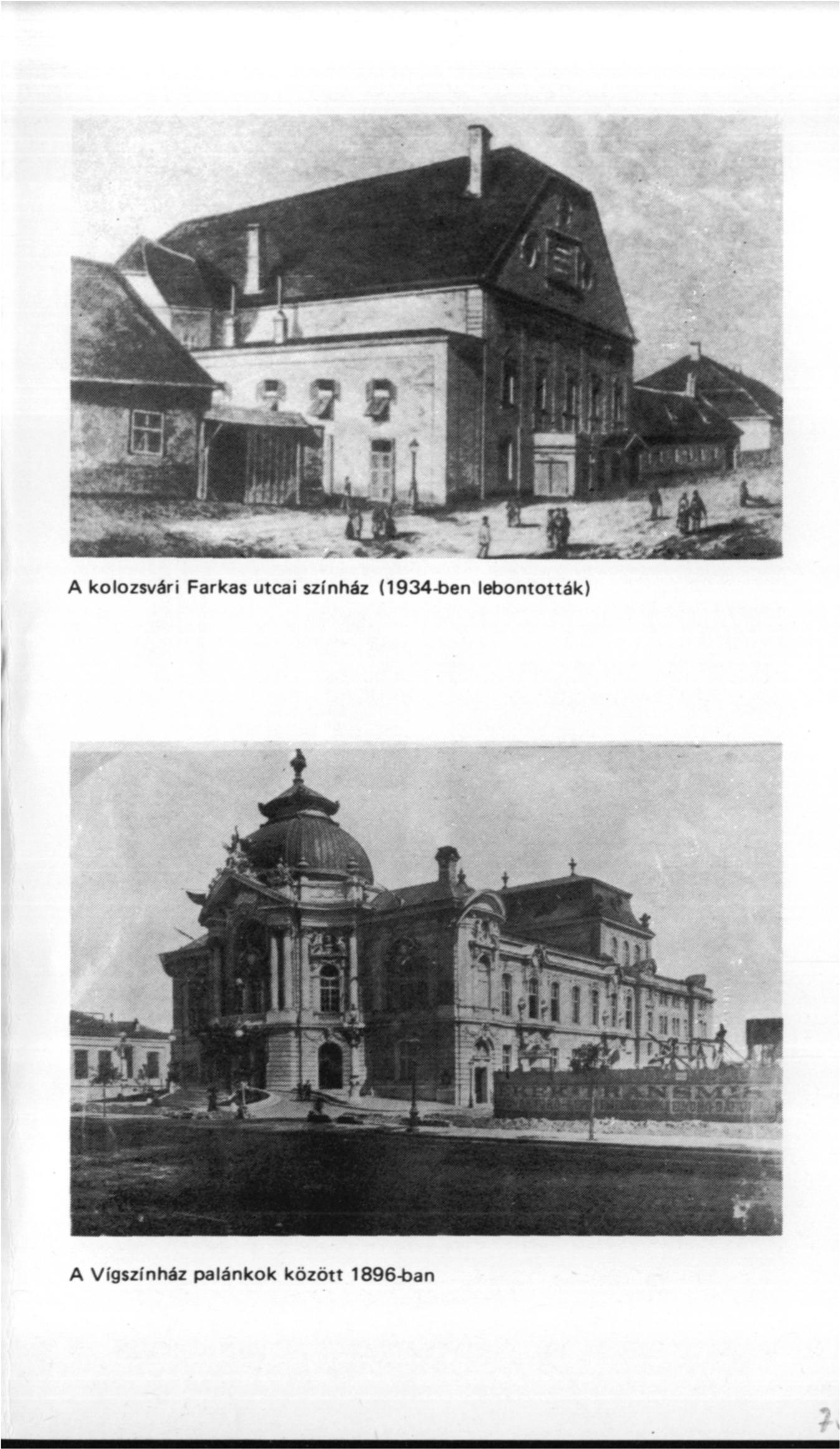 A kolozsvári Farkas utcai színház (1934-ben