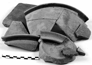 8. kép: Késő vaskori kelta kerámiatöredékek a Sügér utcából (SE 136) Fig.