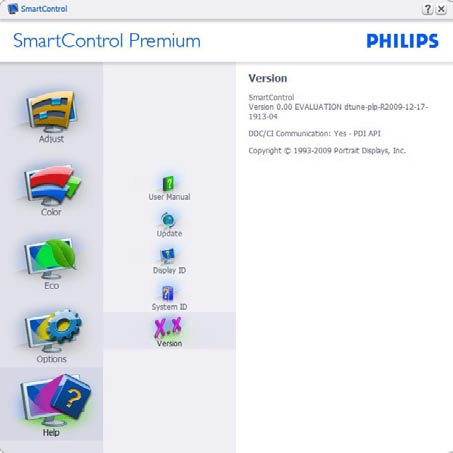 menü A Context Sensitive menu (helyi menü) alapértelmezett beállítása Enabled (Engedélyezett).