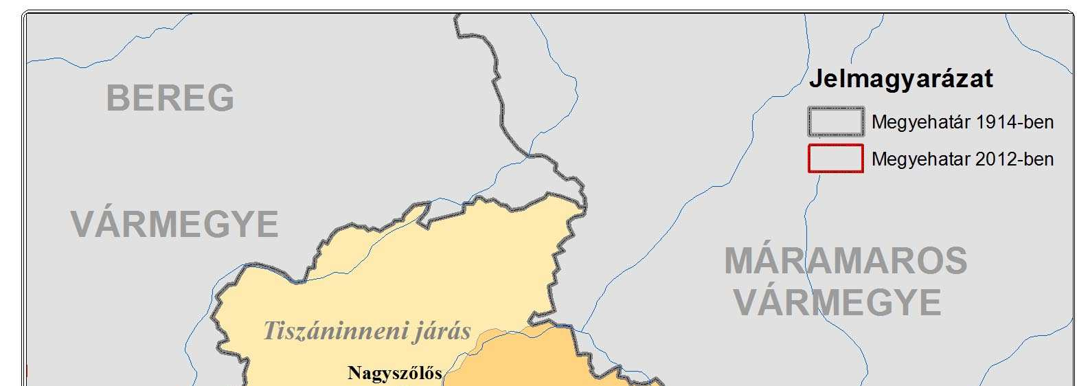 Ugocsa vármegye közigazgatási