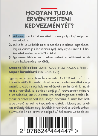 A Shell Hungary zrt. Akár 50% kedvezmény Philips termékekre promóciójának  Promóciós Szabályzata - PDF Ingyenes letöltés