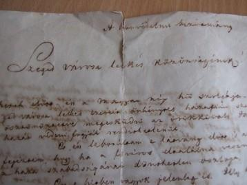 48-as levéltári dokumentumok Kossuth Lajos levele a