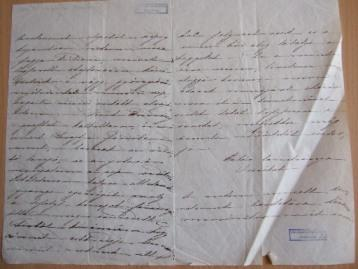 48-as levéltári dokumentumok Erzsébet királyné levele Eötvös Józsefhez Sisi