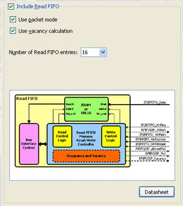 32, 64 vagy 128 bit Slave szolgáltatások: FIFO Pufferelés biztosítása a PLB busz és az IP modul között Írás és olvasás a PLB IPIF