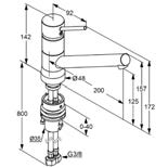 okno výška sokla: 25 mm stupeň hlučnosti I P-IX 19449/IO chróm ušľachtilá oceľ 339380575 339389675 166,00 232,40 KLUDI SCOPE drezová