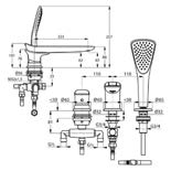 sprchou KLUDI FIZZ 1S 6760005-00 KLUDI FLEXX.BOXX podomietkové teleso DN 20 chróm 535900575 1.