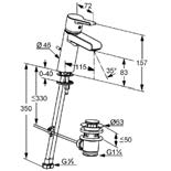 jednopáková batéria DN 10 trieda prietokového množstva Z s-pointer Eco-perlátor M 24 x 1 bez odpadovej súpravy stupeň
