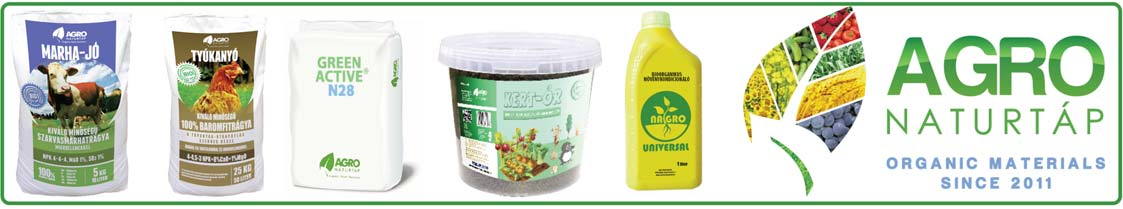 összekötött szerves anyag kijuttatást. Az Agro Naturtáp Kft.