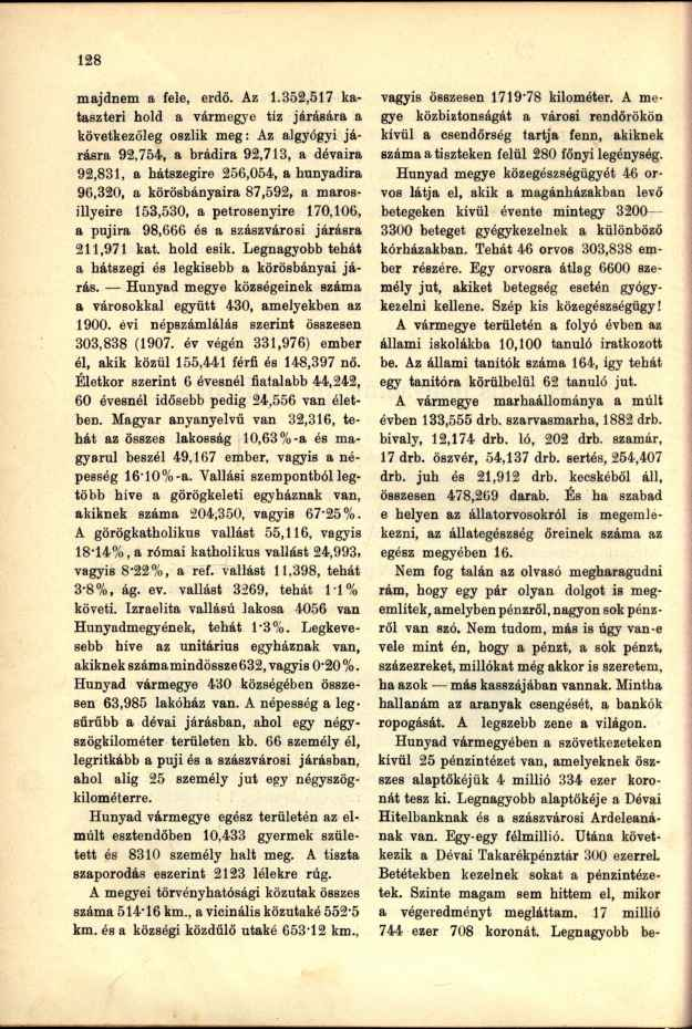 majdnem a fele, erdő. Az 1.