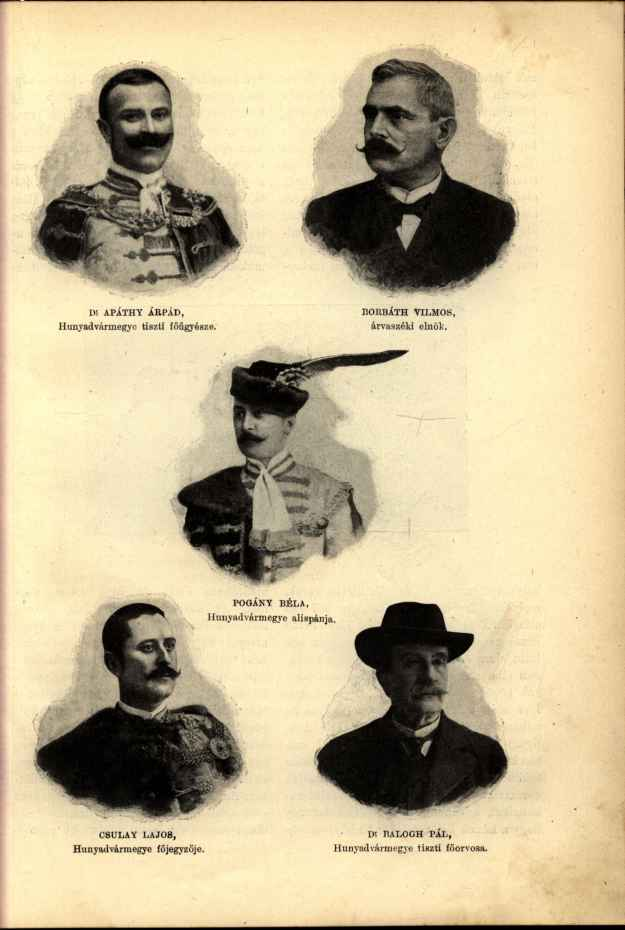 D! APÁTHY ÁRPAD, B0RBÁTH VILMOS, Hunyadvármegye tiszti főügyésze. árvaszéki elnök.