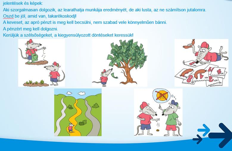 3. feladat aki keres, az talál A borítékban különböző, pénzügyi vonatkozású szólás-mondásokhoz kapcsolódó képeket találtok.