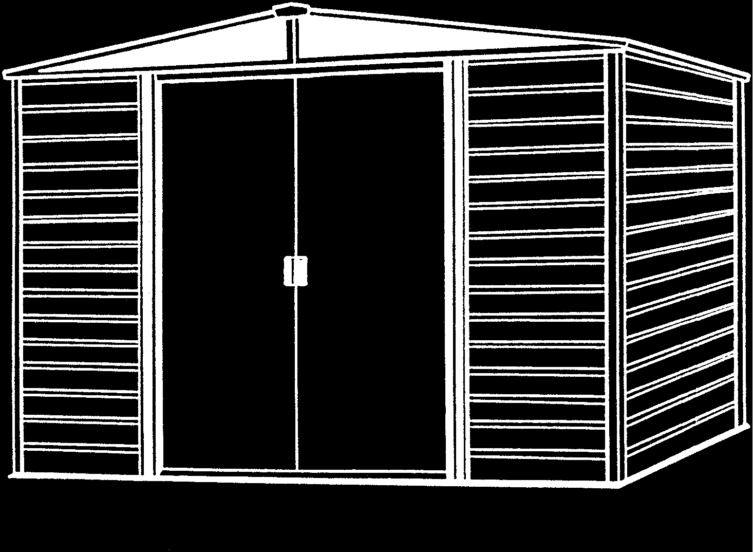 KÉZIKÖNYV ÉS TELEPÍTÉSI ÚTMUTATÓ BB0-HU CIKKSZÁM ED08 WR08 GD08-B 7564095 Raktár: 74 Sq. Ft. 470 Cu. Ft. méretei 6,9 m, m FIGYELEM: AZ EGYES RÉSZEK ÉLESEK.