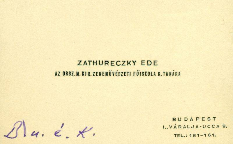 saját kezű aláírásával Budapest, 1945. márc. 3. Két oldal. Kék tinta.