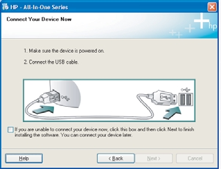 Connect the USB cable 15 Csatlakoztassa az USB-kábelt Windows Users: You may have to wait several minutes before you see the onscreen prompt to connect the USB cable.