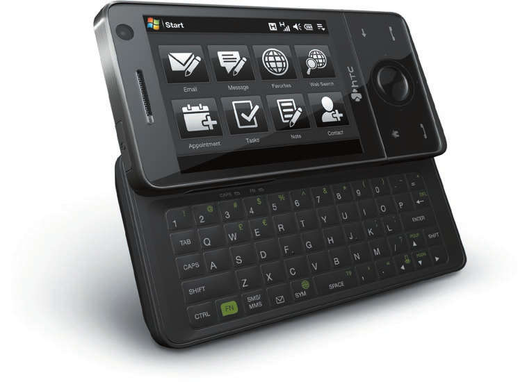 Párbaj teszt X1 vs. HtC touch Pro HTC Touch Pro Küső Lakkfekete készüékházáva a HTC Touch Pro szintén rendkívü eegáns darab.