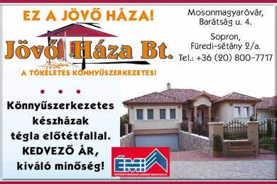 6 2017. január 13. INGATLAN Halászin por-mentesített utcában 445 m 2 -es telken, téglaépítésű 92 m 2 -es, 3 szoba+nappalis, gázfűtéses, teraszos új építésű családi ház leköthető.