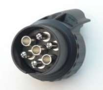 , 76 34,R86Gelb Lampatartó gumiból+fehér prizma Adapter 7 pólusú,műanyag Adapter 7/3