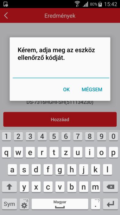 5. Koppintson a Hozzáad gombra. 6.