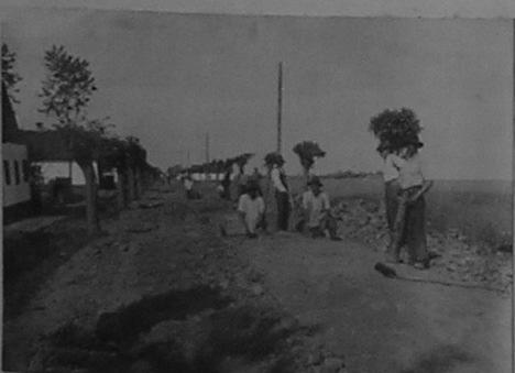 Tot la această serie de lucrări s-a făcut repararea trotuarelor din comună, în locurile stricate, şi s-a făcut trotuar nou din scânduri pe 3 străzi.