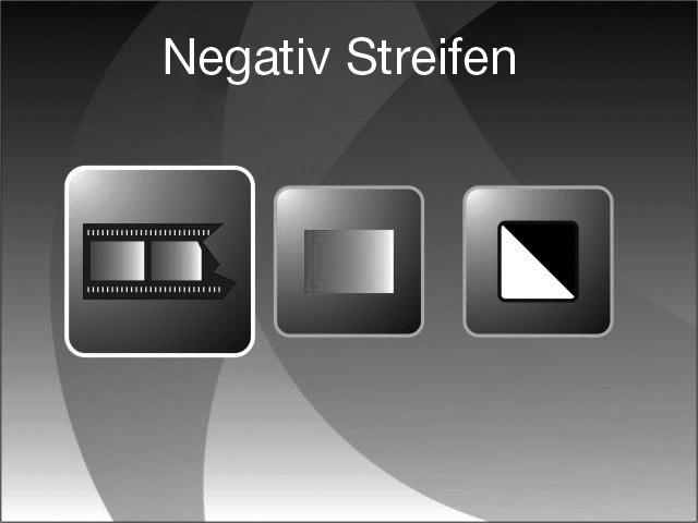 5.3. Filmtyp (nur im Filmscanner-Modus) Bevor Sie im Filmscanner-Modus Dias oder Negative einscannen, muss der vorliegende Filmtyp eingestellt werden.