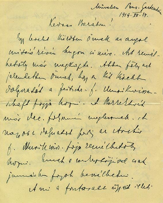 Bartók és kortársai / Bartók and His Contemporaries Bartók levelezése Bartók s correspondence Kedves Bélám, Közelebbi címedet nem tudom.