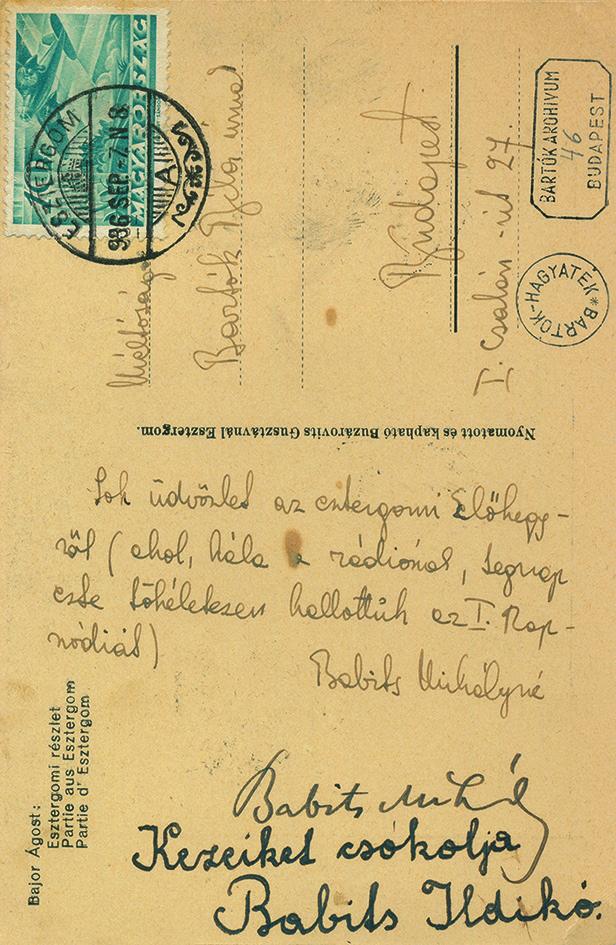 Another artist involved in correspondence with Bartók was Róbert Berény (1887 1953) of the significant avant-garde group Nyolcak (the Eight),