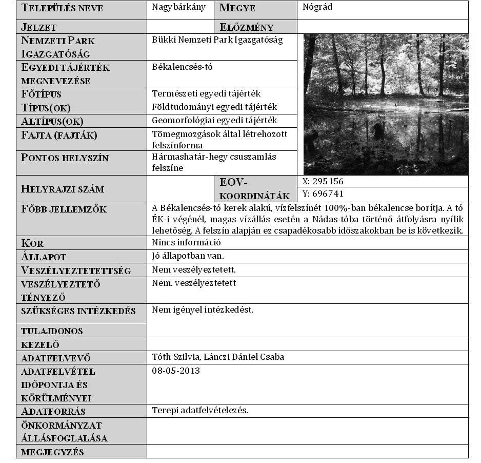 Ezekkel a hazánkban páratlan természeti képződményekkel viszonylag kevés irodalmi forrás foglakozik. Noszky J.