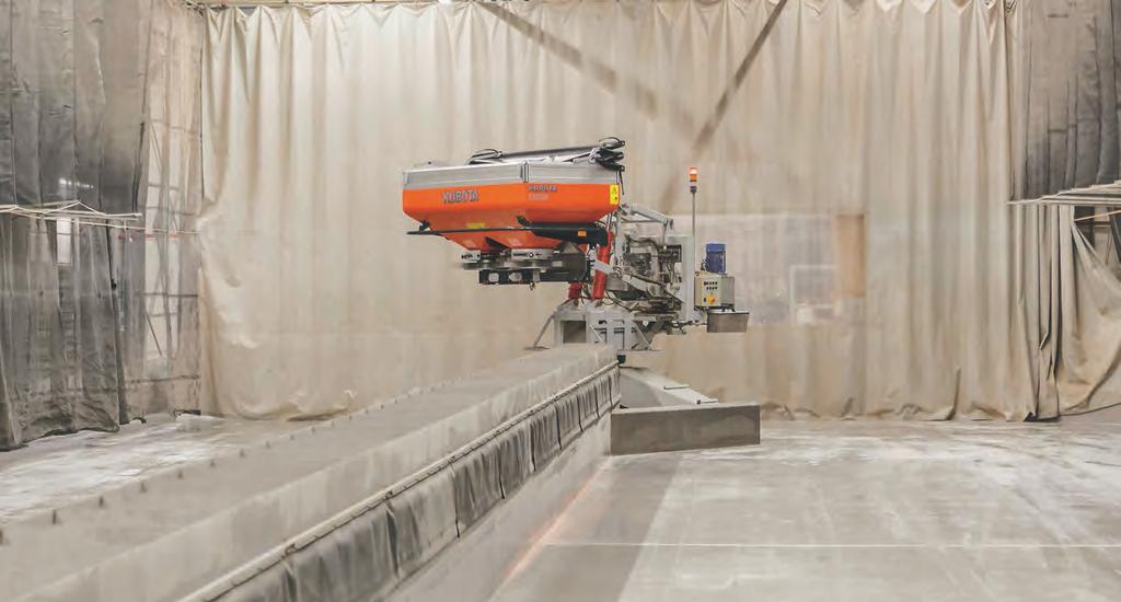 A munkaszélességnek megfelelően beállított, egy sorban mért szóráskép mérése helyett, ez az új technológia lehetővé teszi a teljes 3D-s szóráskép elemzését.