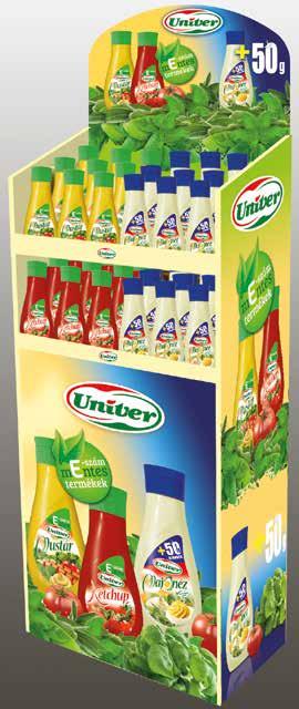 440 ml Univer majonéz 420 ml 359,- 9db/karton Univer