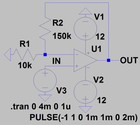 .. Összegzõ erõsítõ alkalmazza az UniversalOpamp modellt!