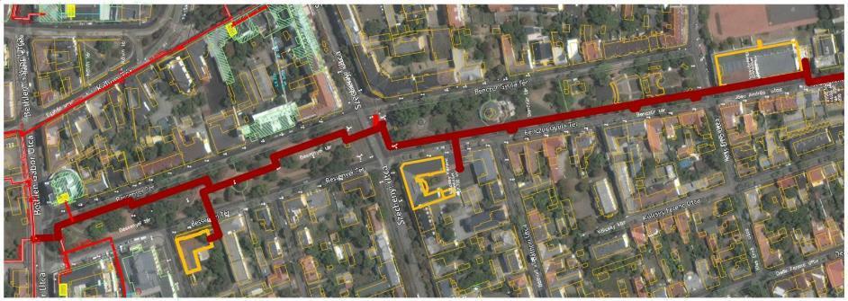 Távfűtési hálózat - Kapacitás bővítés: NYÍREGYHÁZA BESSENYEI TÉR BENCZÚR TÉR Új távfűtési vezeték építés Bethlen G.