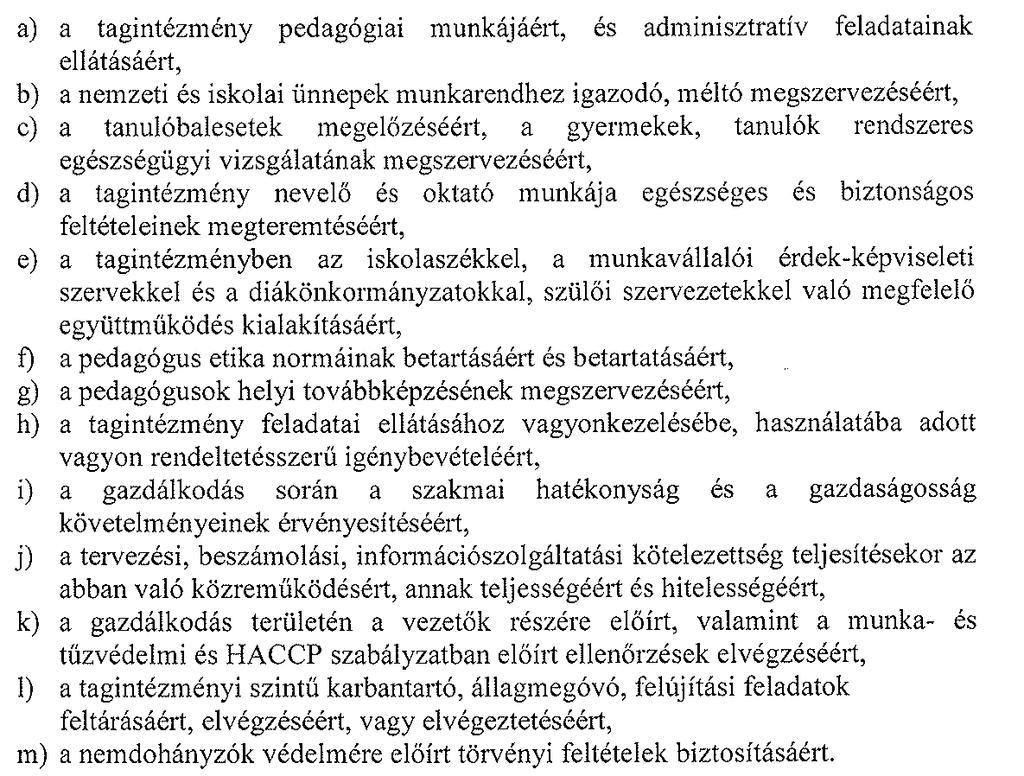 4. A vezetői munka rendje 4.1 