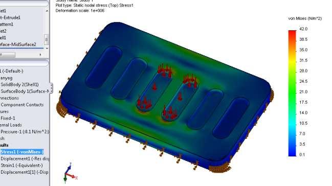 alkatrészek, hanem összeállítások vizsgálatára is lehetőségünk van a SolidWorks