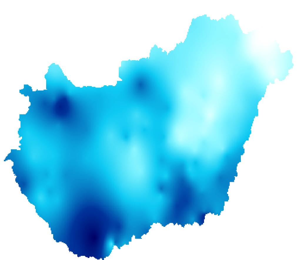 1. HELYZETÉRTÉKELÉS Csapadék 2010 októberében a rendelkezésre álló adatok szerint az ország területére lehullott csapadék mennyisége 11 mm (Záhony) és 77 mm (Pécs-Pogány) között alakult, az országos