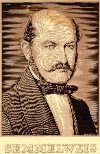(1818-1865) Semmelweis bevezette az aszepszist kórházi szülészetben, ezzel jelentősen csökkentetve a gyerekágyi láz okozta halálozási arányt.