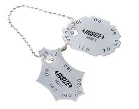 5 4832-1 4832 SOROZAT 4836-1 SOROZAT 11mm 11mm 10mm 10mm Varrat legkisebb vastagsági mérete Varratoldal hossza A méretek mindkét mérősíkon fel vannak tüntetve Varrat legkisebb vastagsága