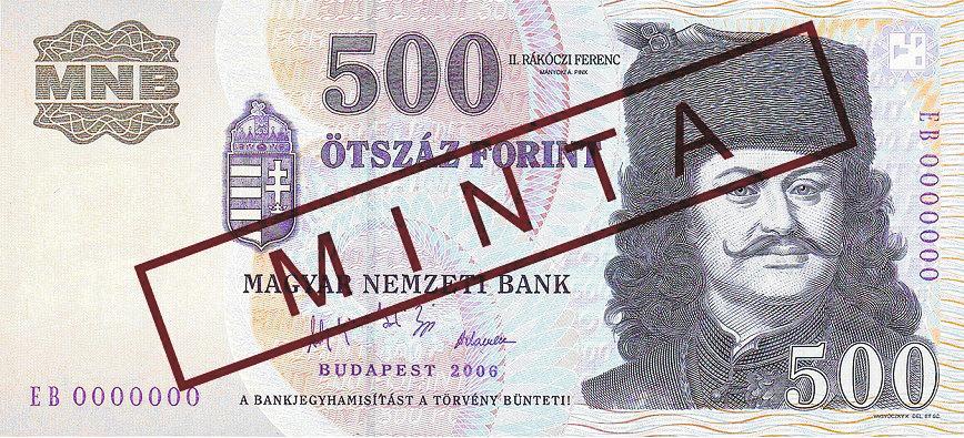 9256 MAGYAR KÖZLÖNY 2006/126. szám (3) A képnyomat része a bankjegy felsõ szélén és a vízjelmezõ alatt több sorban ismétlõdõ mikroírás, amelynek szövege MAGYAR NEMZETI BANK.