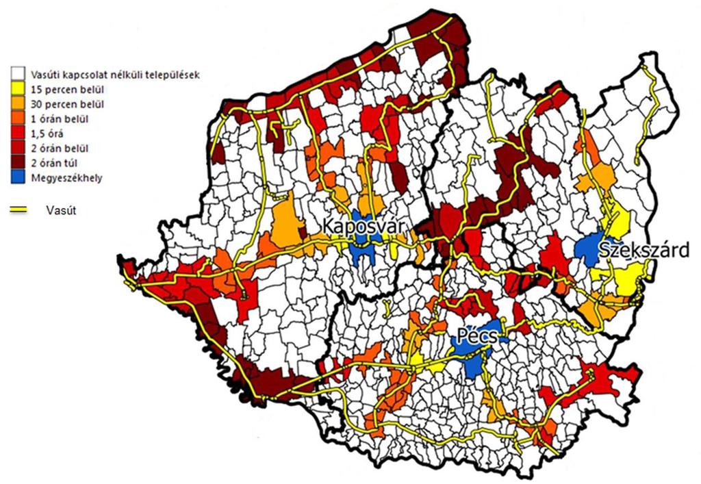 A Dél-Dunántúl vasúthálózatának regionális hatása 3.